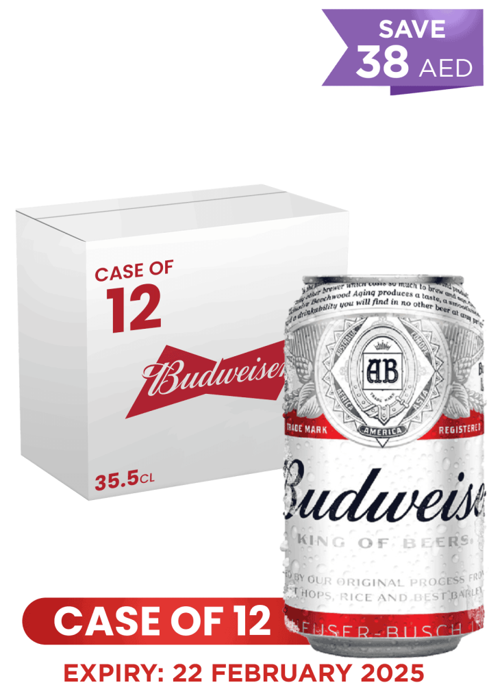 Budweiser Can 33 CL X 12 Case