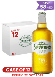 Savanna Dry Cider Btl 33 Cl X 12 Case