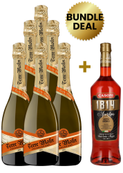 Buy 6 Bottles Terre Molin Prosecco Doc Brut 75Cl, Get 1 Free Bottle Casoni 1814 L'Aperitivo 1L