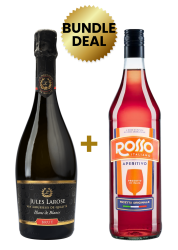 Buy 1 Bottle Jules Larose Blanc De Blancs Brut 75Cl, Get 1 Bottle Rosso Italiano Aperitivo 1L Free