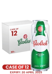 Grolsch Can 50 CL X 12 Case