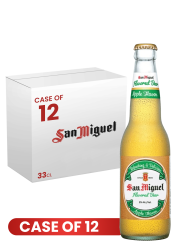 San Miguel Apple Flavored Beer Btl 33 Cl X 12 Case