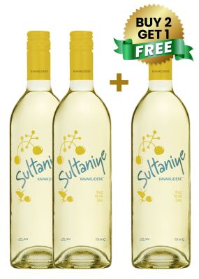 Kavaklidere Sultaniye Semi-sweet White 75cl (Buy 2 Get 1 Free)