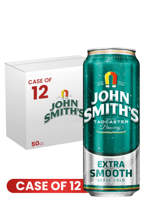 John Smiths Extra Smooth Can 50 CL X 12 Case