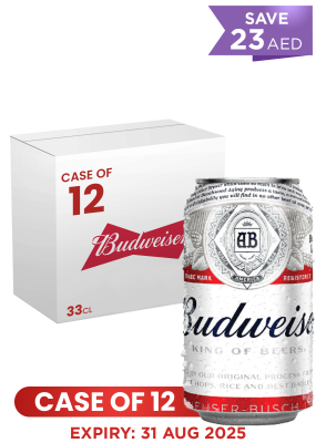 Budweiser Can 33 CL X 12 Case