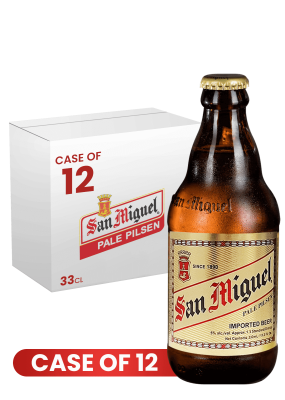 San Miguel Pale Pilsen Btl 33 CL X 12 Case