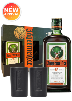 Jagermeister 2 X 50Cl + 2 Shot Glasses