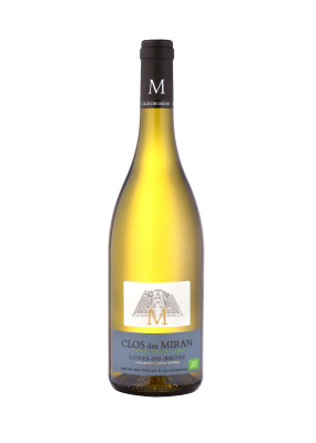 Clos Des Miran Cotes Du Rhone White Bio 75Cl