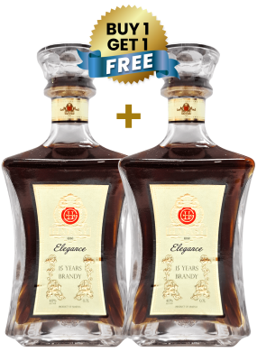HAYASY Elegance 15 Years Brandy 70Cl (Buy 1 Get 1 Free)