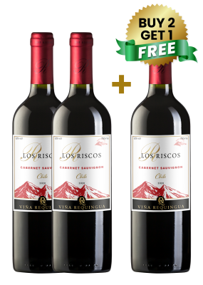 Los Riscos Cabernet Sauvignon 75Cl (Buy 2 Get 1 Free)