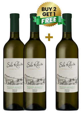 Solo Roberto Traminer Aromatico Doc Friuli Grave 75Cl (Buy 2 Get 1 Free)