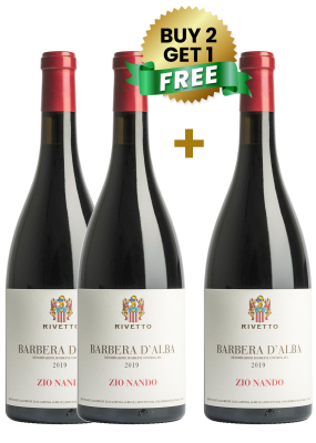 Rivetto Barbera D'alba Zio Nando Doc 75Cl (Buy 2 Get 1 Free)